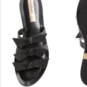 Kaanas leather sandals - size 8 (worn once!)